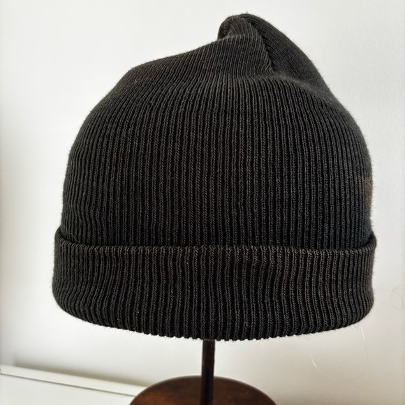 Carhartt vintage made in the USA ribknit brown grunge beanie cap - Picture 3 of 7